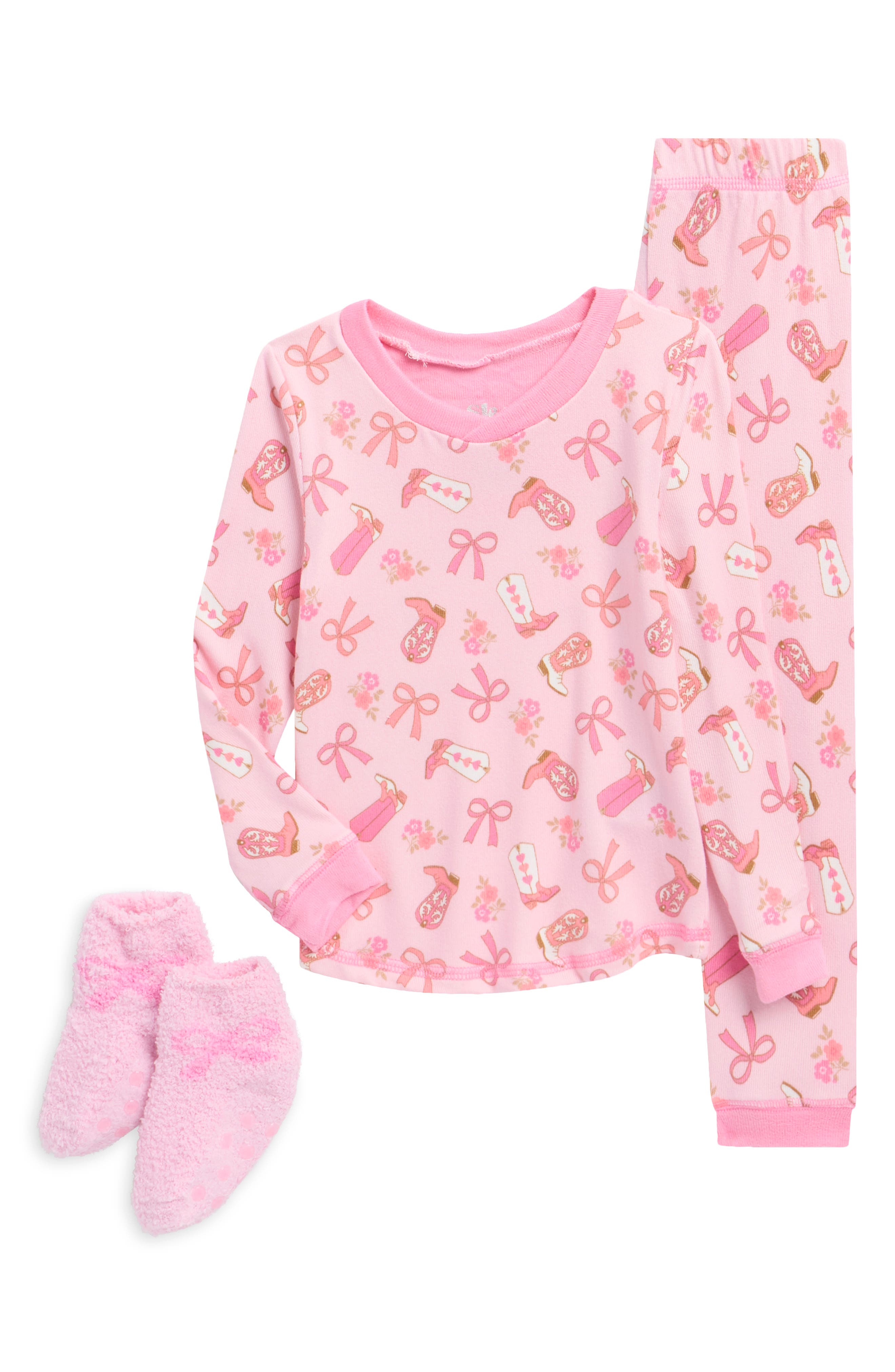 Kids' Western Pajamas & Socks Set