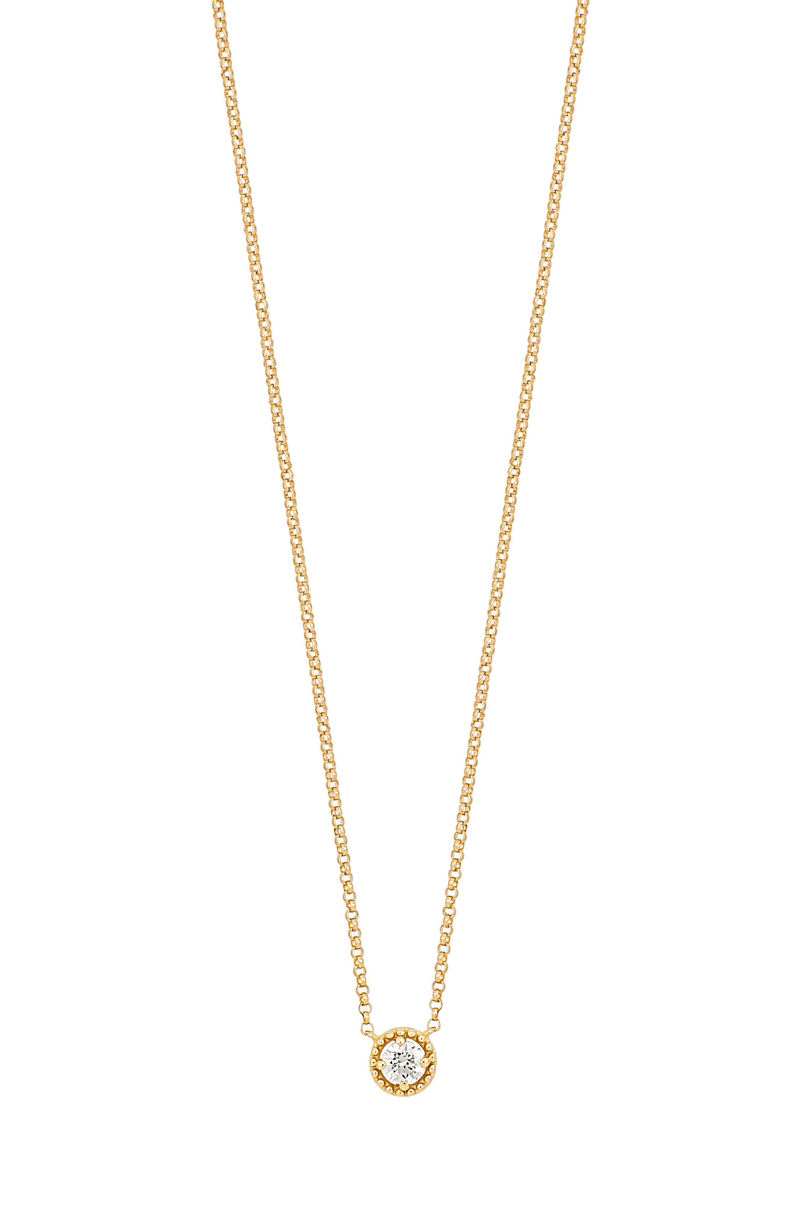 Bony Levy 18K Yellow Gold Diamond Pendant Necklace