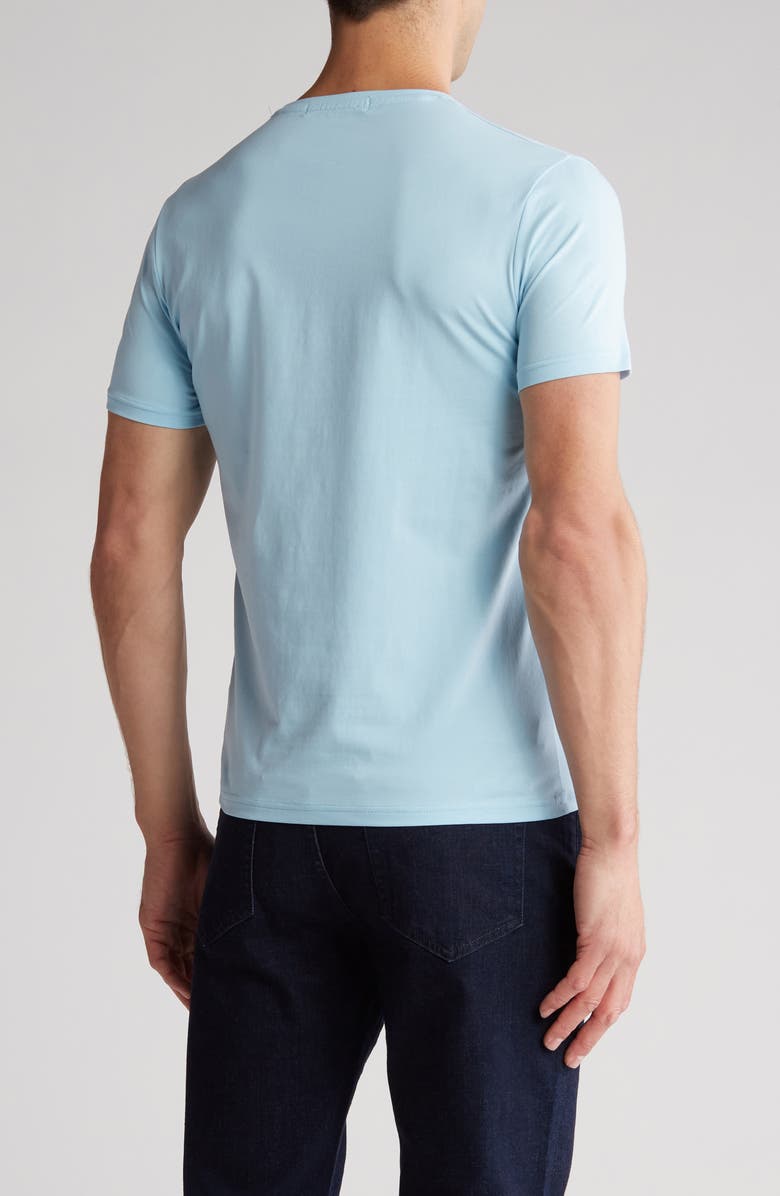 T.R. PREMIUM 3D Abstract Graphic Print T-Shirt, Alternate, color, Light Blue