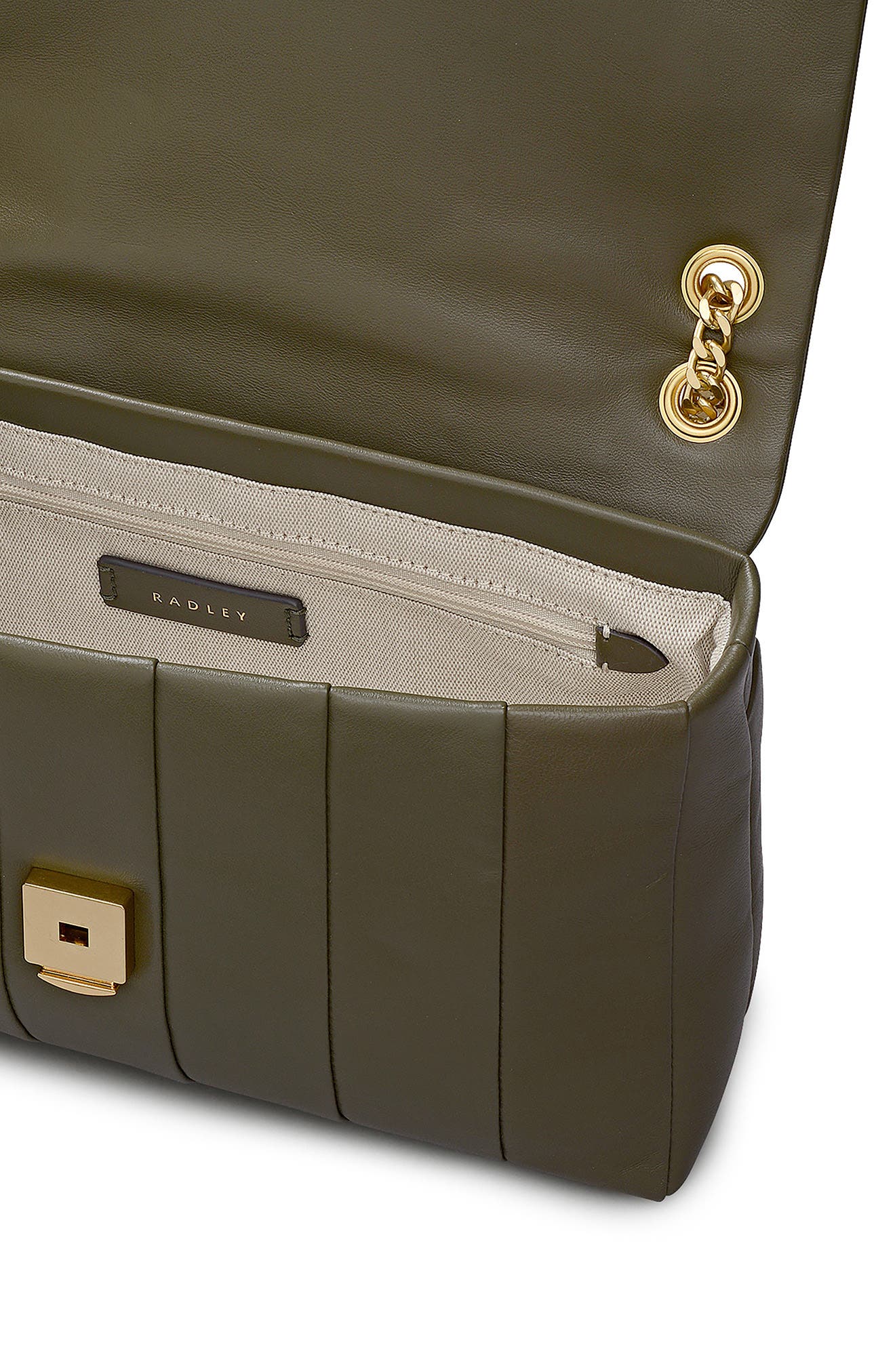 Radley Burton Way Quilted Flap Crossbody Bag, Alternate, color, Pine Needle