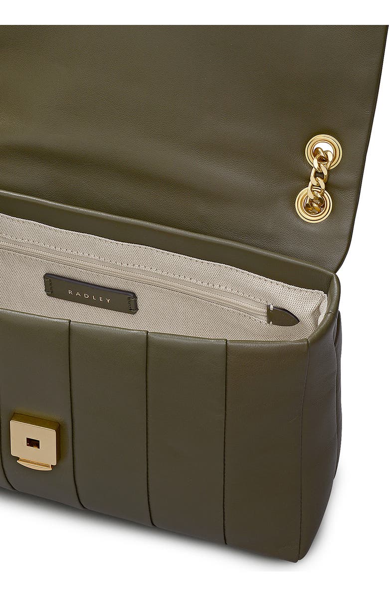 Radley Burton Way Quilted Flap Crossbody Bag, Alternate, color, Pine Needle