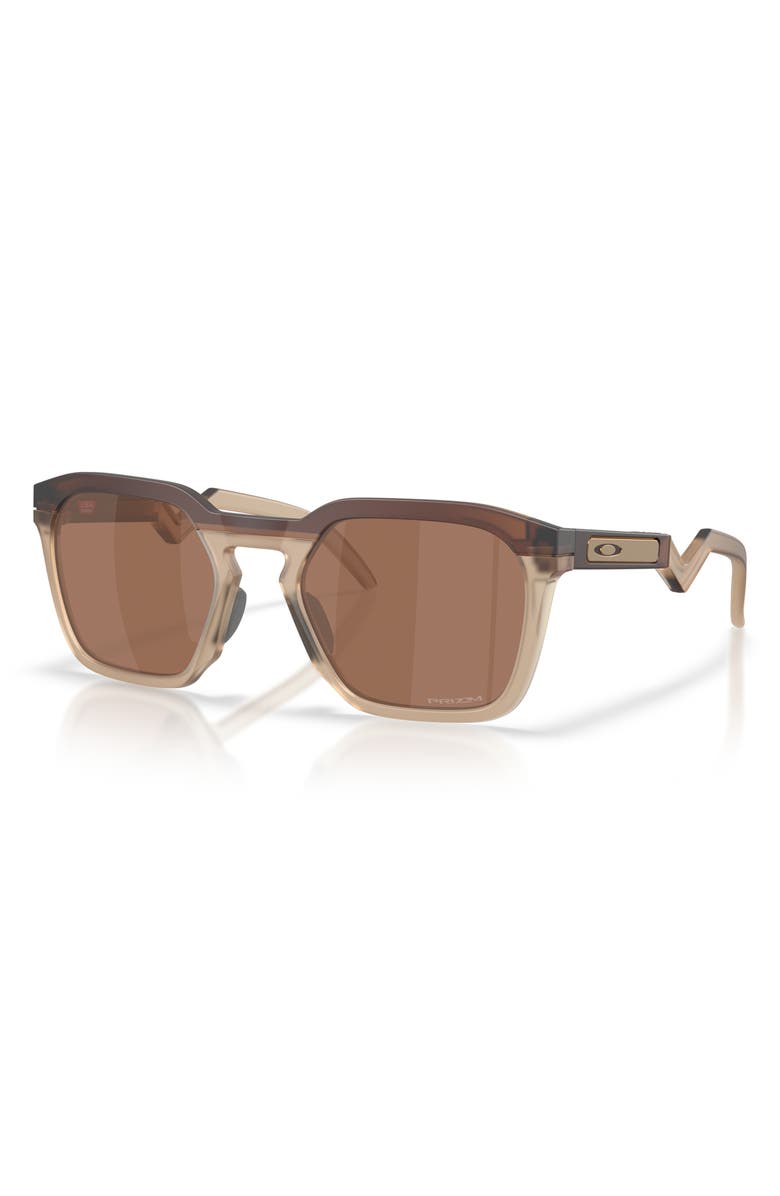 Oakley HSTN 54mm Prizm<sup>™</sup> Square Sunglasses, Alternate, color, Matte Rootbeer / Prizm