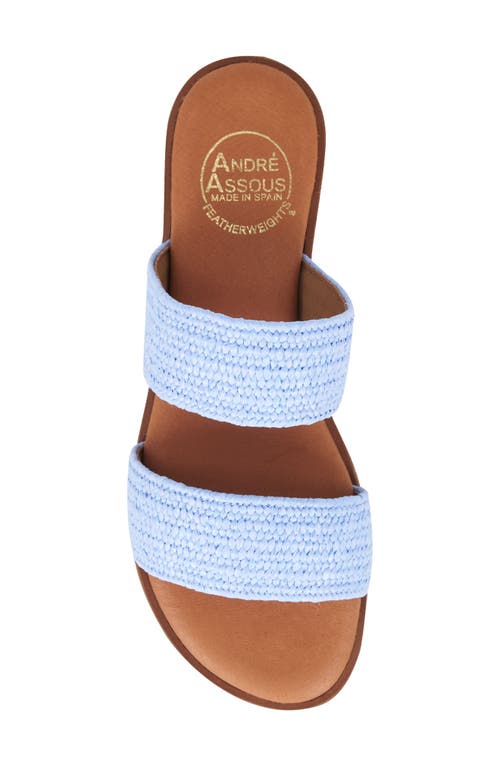 Andre Assous André Assous Galia Featherweights™ Slide Sandal In Blue