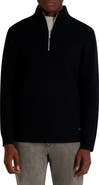 KARL LAGERFELD PARIS Quarter Zip Pullover