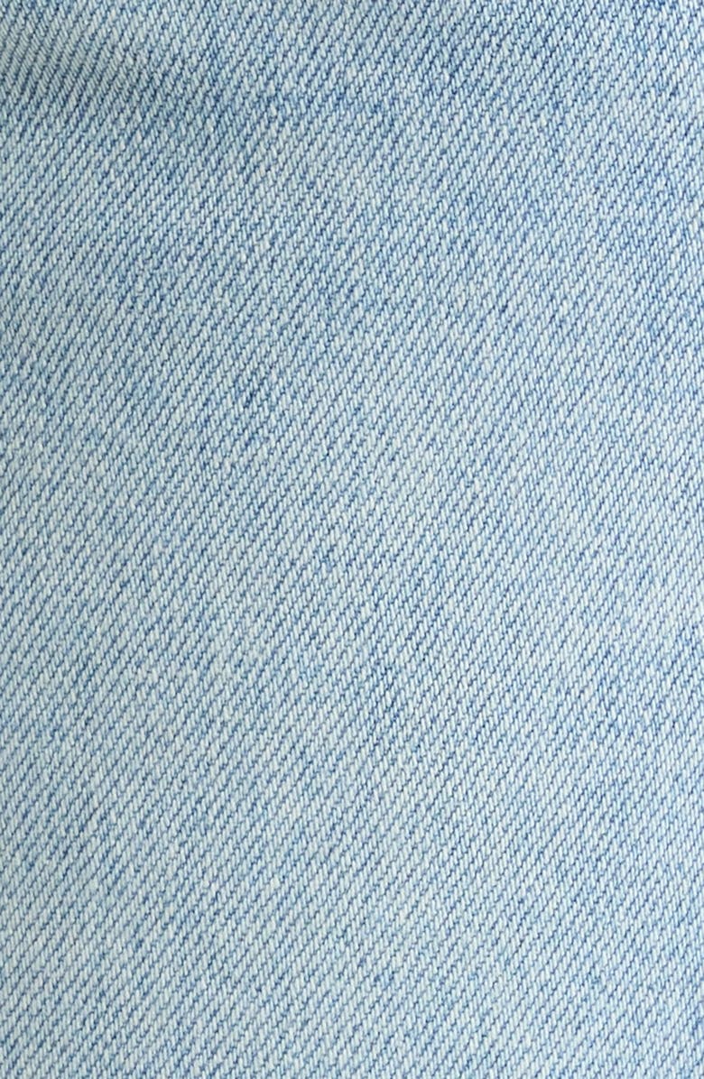 PAIGE Stevie High Waist Ankle Straight Leg Jeans, Alternate, color, Glide