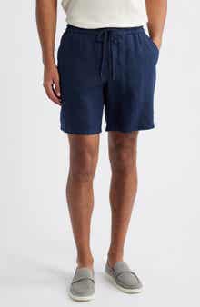 Nordstrom Hybrid City Flat Front Linen Shorts
