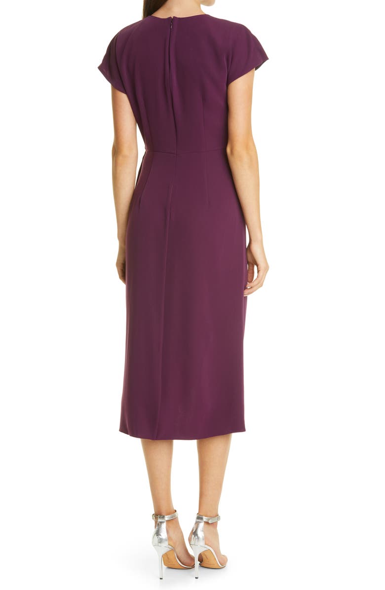 Sachin & Babi Stretch Crepe Midi Dress, Alternate, color, 