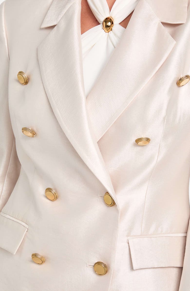 Marciano Milla Double Breasted Blazer, Alternate, color, Platinum Multi