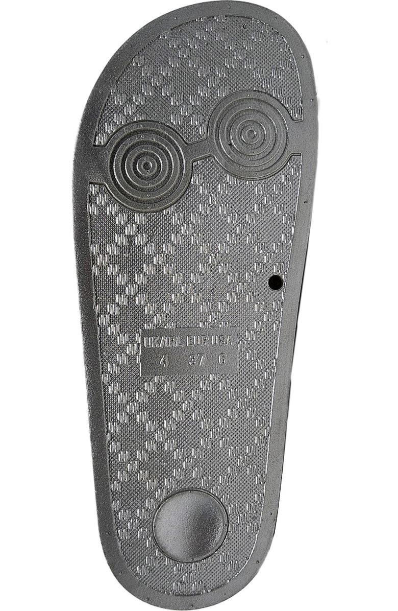 GAAHUU Crisscross Strap Slide Sandal, Alternate, color, Silver