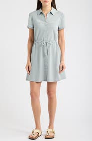 Tommy Bahama Costa Wave Striped Shirtdress