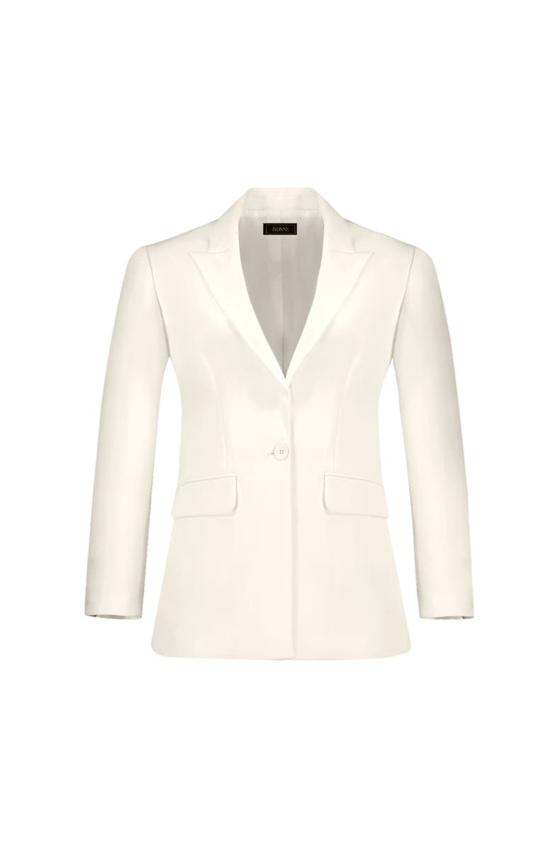 IVONNE Single-Button Solid Blazer, Alternate, color, 