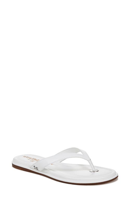 Sam Edelman Remi Flip Flop In Prism White