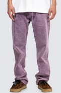 PLEASURES Acid Wash Straight Leg Jeans