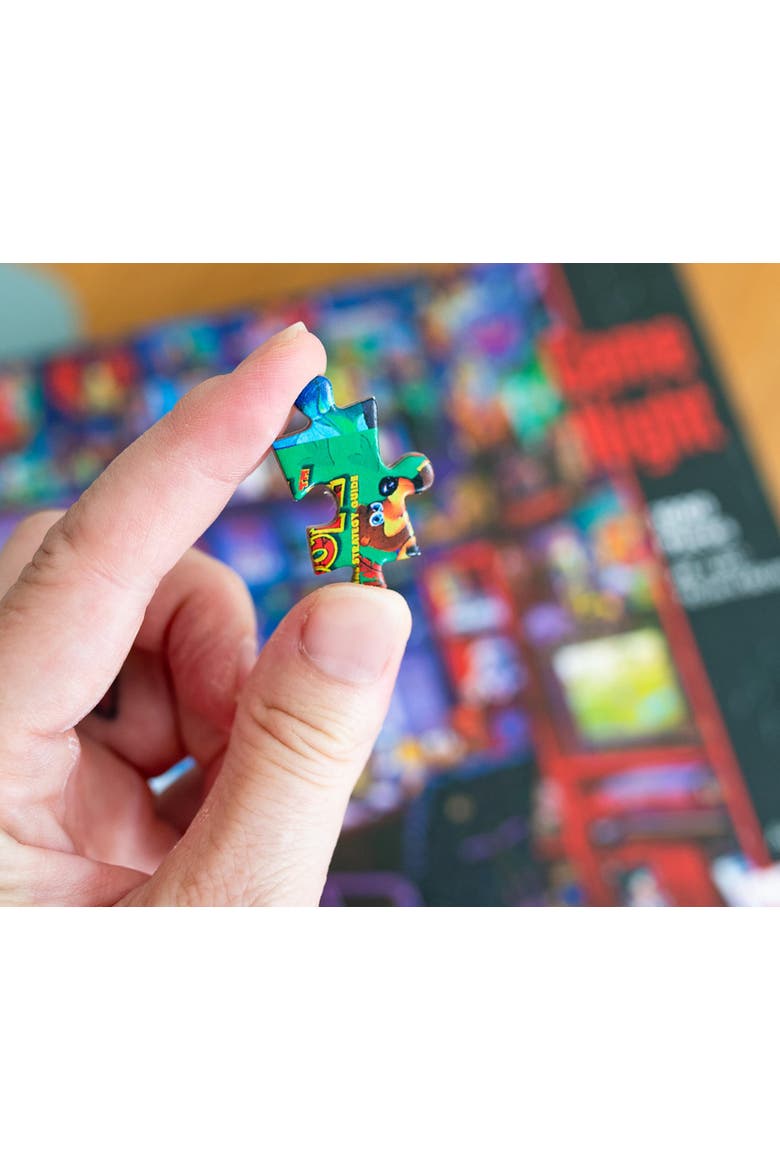 '80s Game Room Pop Culture 1000 Piece Jigsaw Puzzle By Rachid Lotf, Alternate, color, Multi-Color