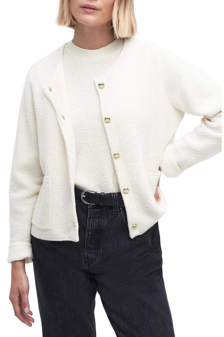 Celeste Knit Jacket, Main, color, ANTIQUE WHITE
