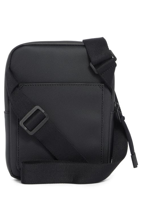 Lacoste Flat Crossover Bag In Black