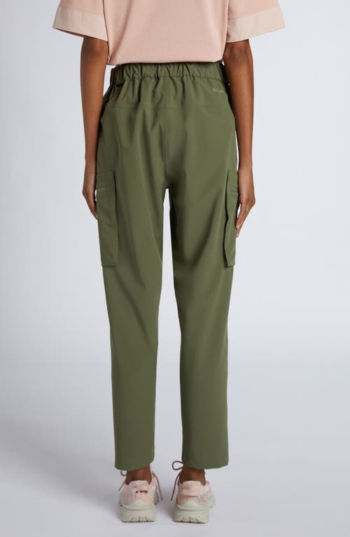 Shop Moncler Grenoble Day-namic Stretch Nylon Cargo Pants In Russian Olive