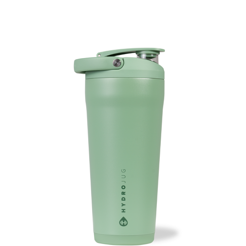 HydroJug New Stainless Steel Shaker 24oz - Insulated, Leakproof, BPA-Free with Silent Mixing Grate in Sage  product