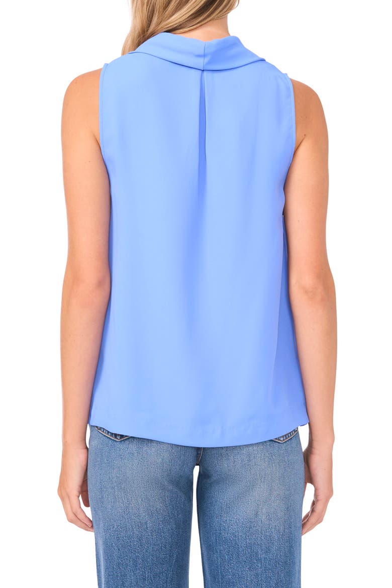 Cowl Neck Sleeveless Blouse, Alternate, color, ULTRAMARINE