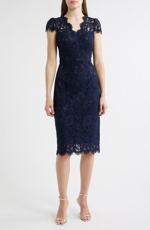 ◆Eliza J スカラップエッジ レースドレス Women's Eliza J Clothing, Shoes, & Accessories | Nordstrom