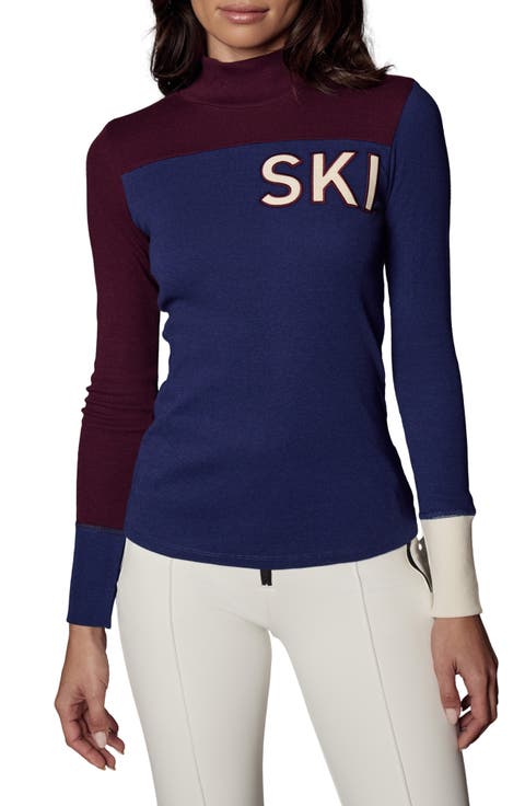 Fallon Mock Neck Rib Top