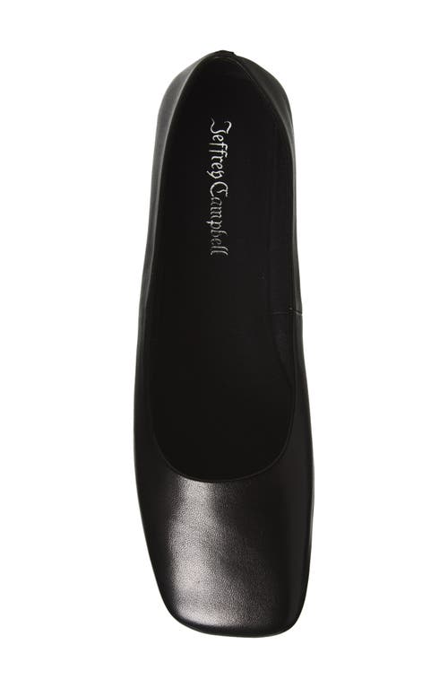 Jeffrey Campbell Listos Square Toe Flat In Animal Print