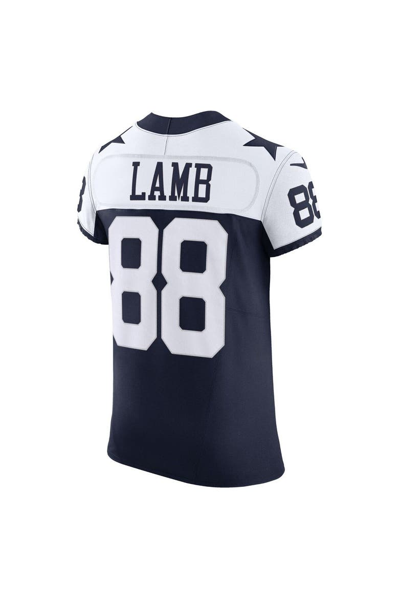 Men's Nike CeeDee Lamb Navy Dallas Cowboys Alternate Vapor F.U.S.E. Elite Jersey, Alternate, color, Navy