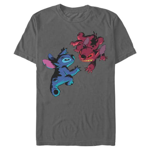 Men's Leroy Vs Blue Alien Short Sleeve Graphic T-shirt