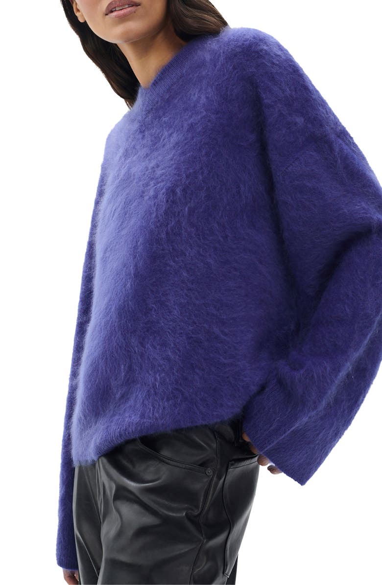 rag & bone Jada Brushed Cashmere Sweater, Alternate, color, Dark Blue