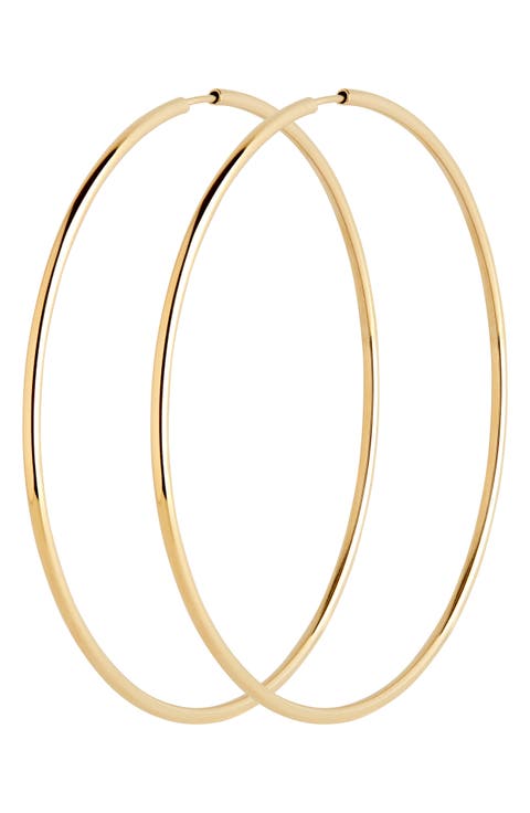 Senorita 70mm Endless Hoop Earrings