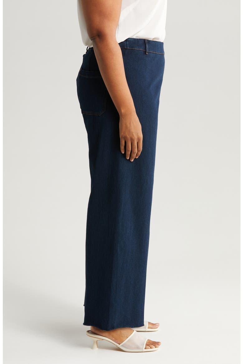 'Lyssentials Erin High Waist Wide Leg Pants, Alternate, color, MIDWASH