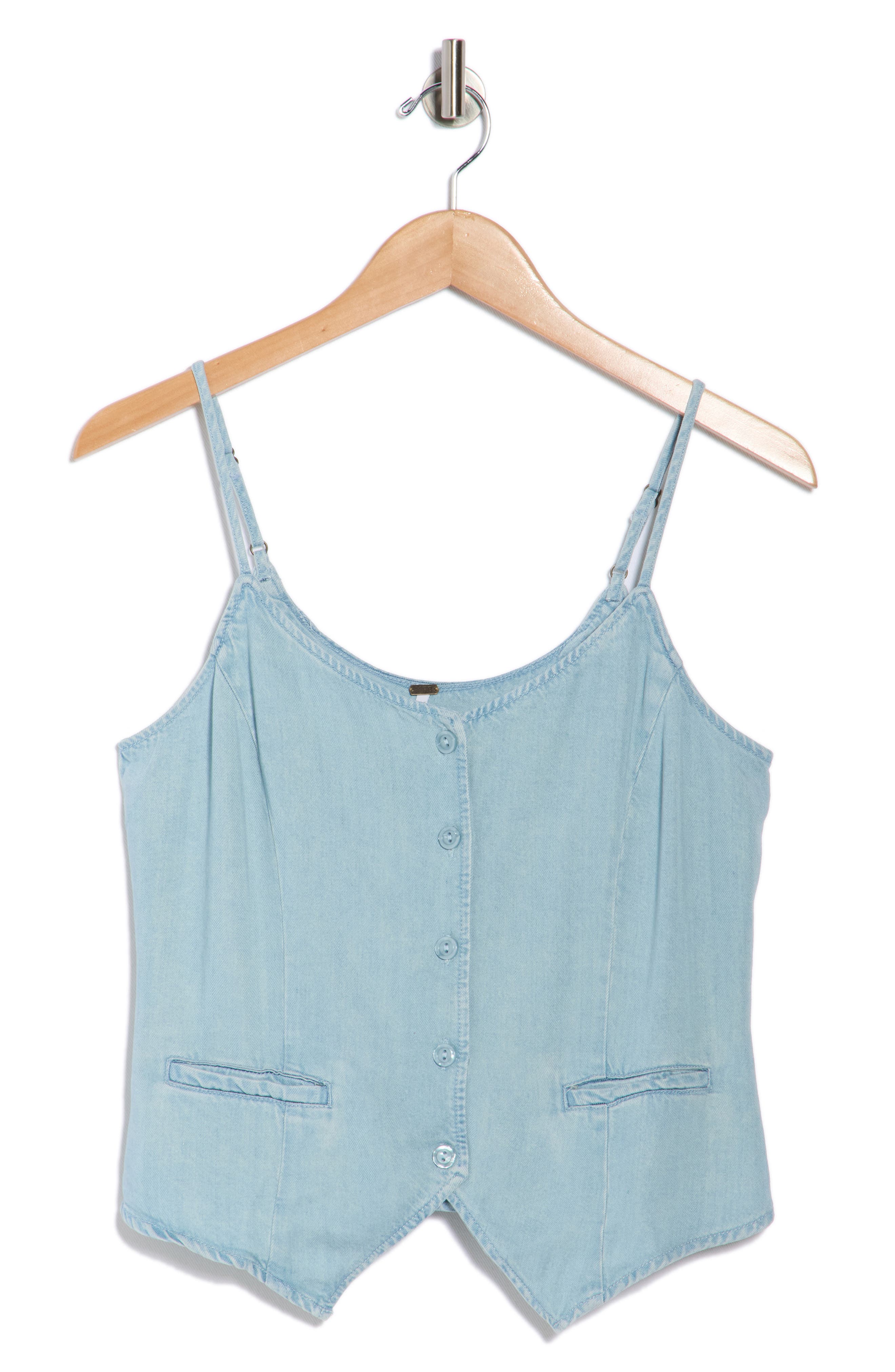 Young, Fabulous & Broke Tate Chambray Vest