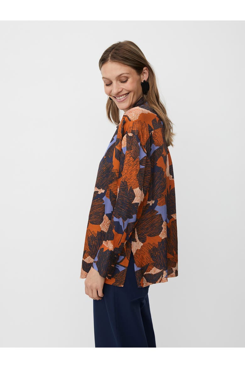 MaIfo Long Sleeve Collared Shirt, Alternate, color, Autumnal