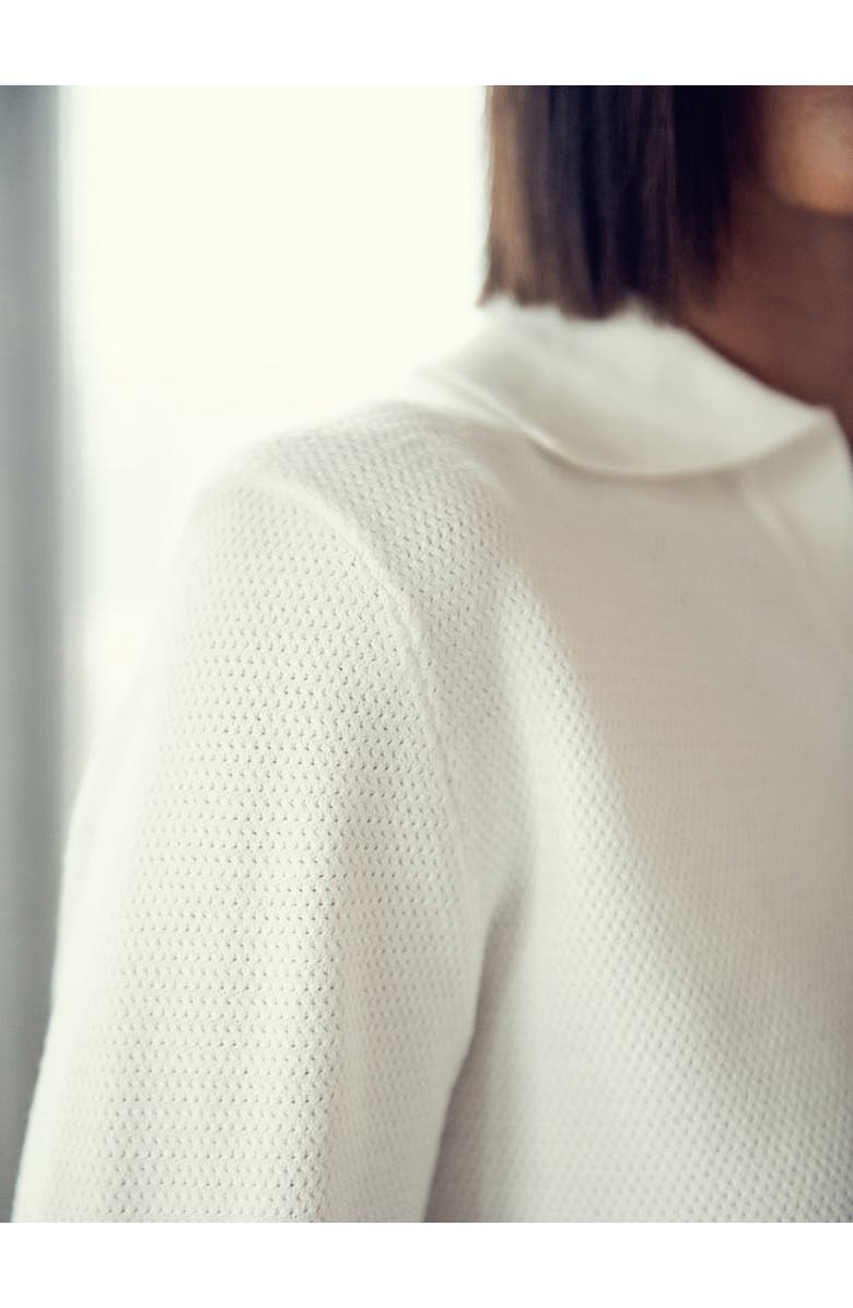 Ministry of Supply Women's Atlas Polo Sweater, Alternate, color, 