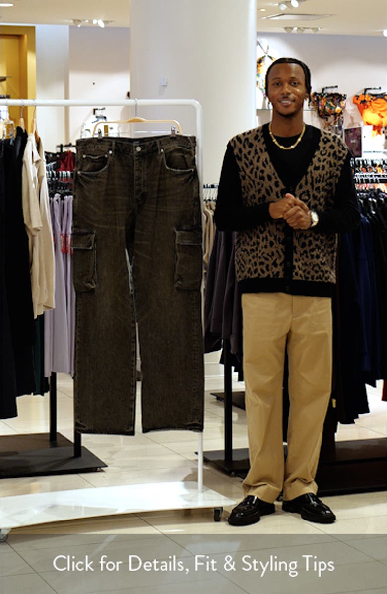 Ashfall Worn Relaxed Cargo Jeans, sales video thumbnail