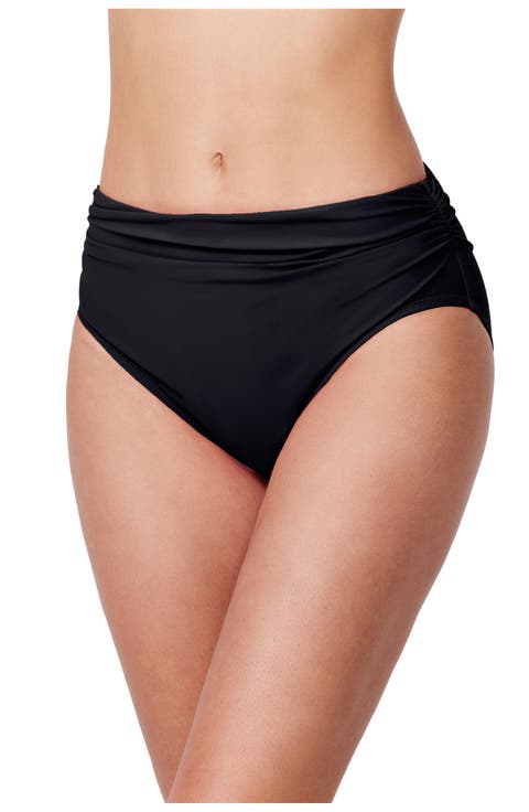 Tutti Frutti Shirred Mid Rise Swim Bottom