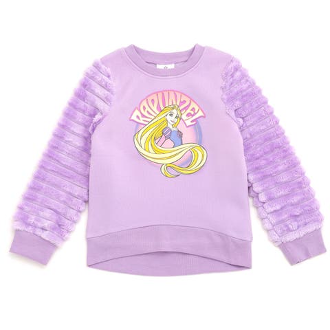 Faux Fur Pullover Sweatshirt (Toddler, Little Kid & Big Kid)