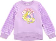 Disney Faux Fur Pullover Sweatshirt