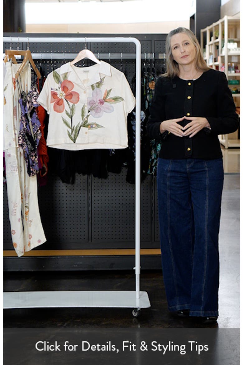 Vittoria Mbar Crop Cover-Up Shirt video