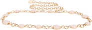 Steve Madden Crystal Chain Belt