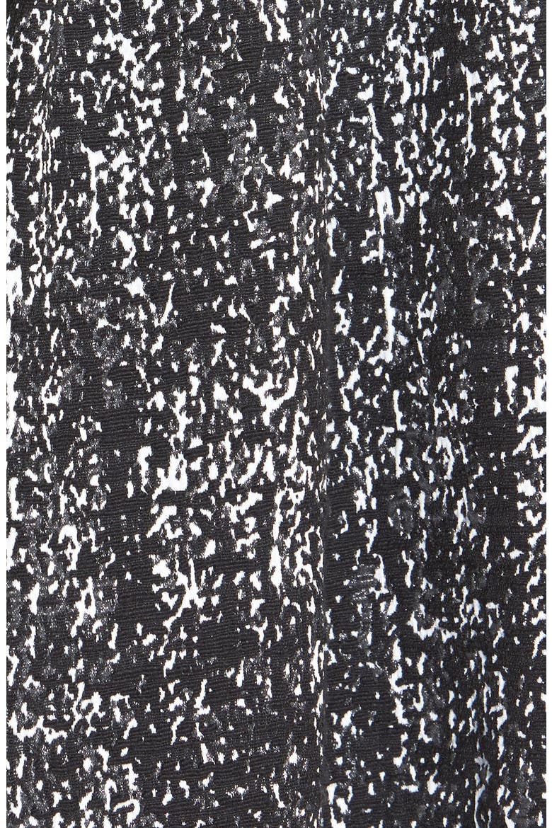 Basque Waist Full Skirt, Alternate, color, BLACK/ WHITE