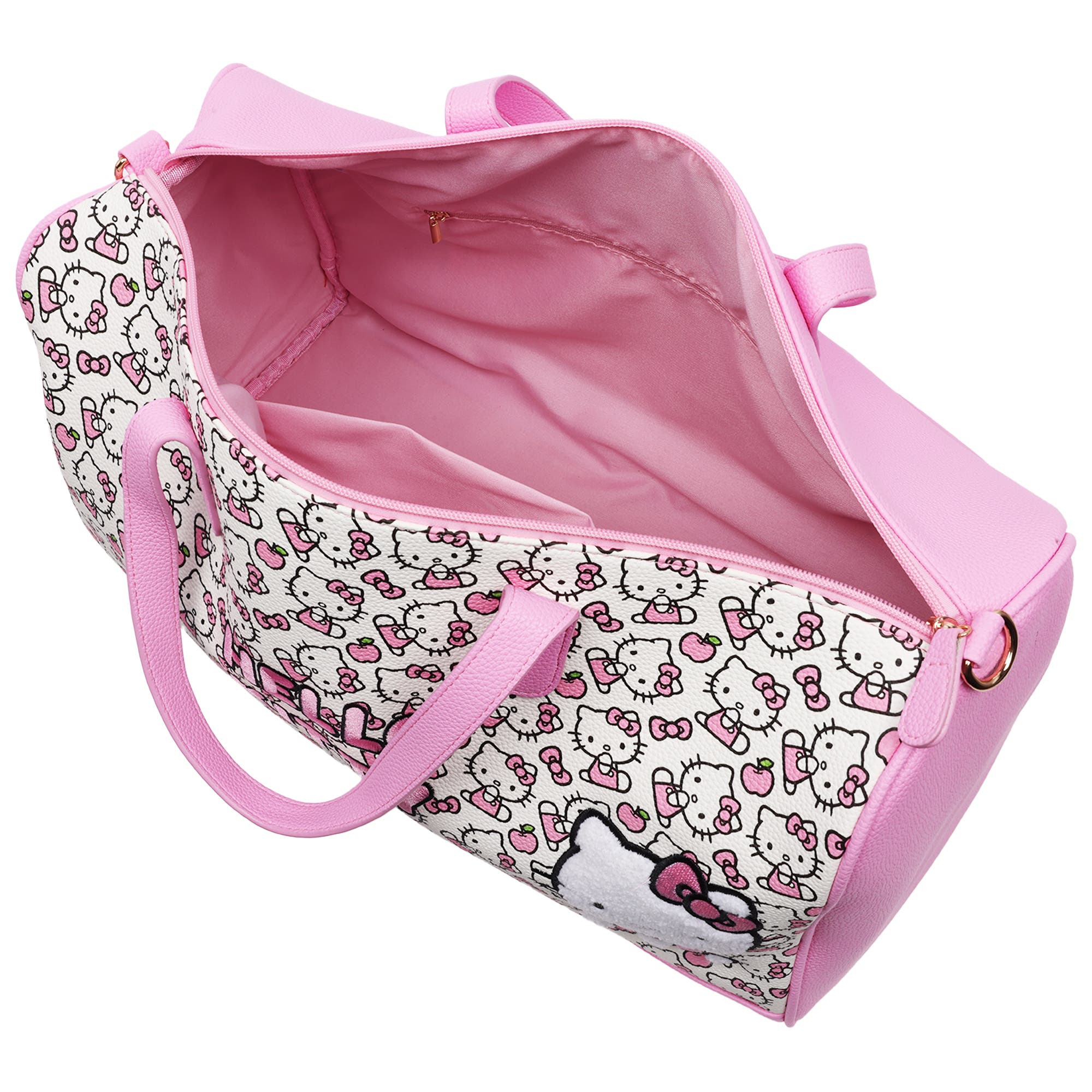 hello kitty backpack nordstrom Hello Kitty Pink & White Weekender Duffel Bag in Red