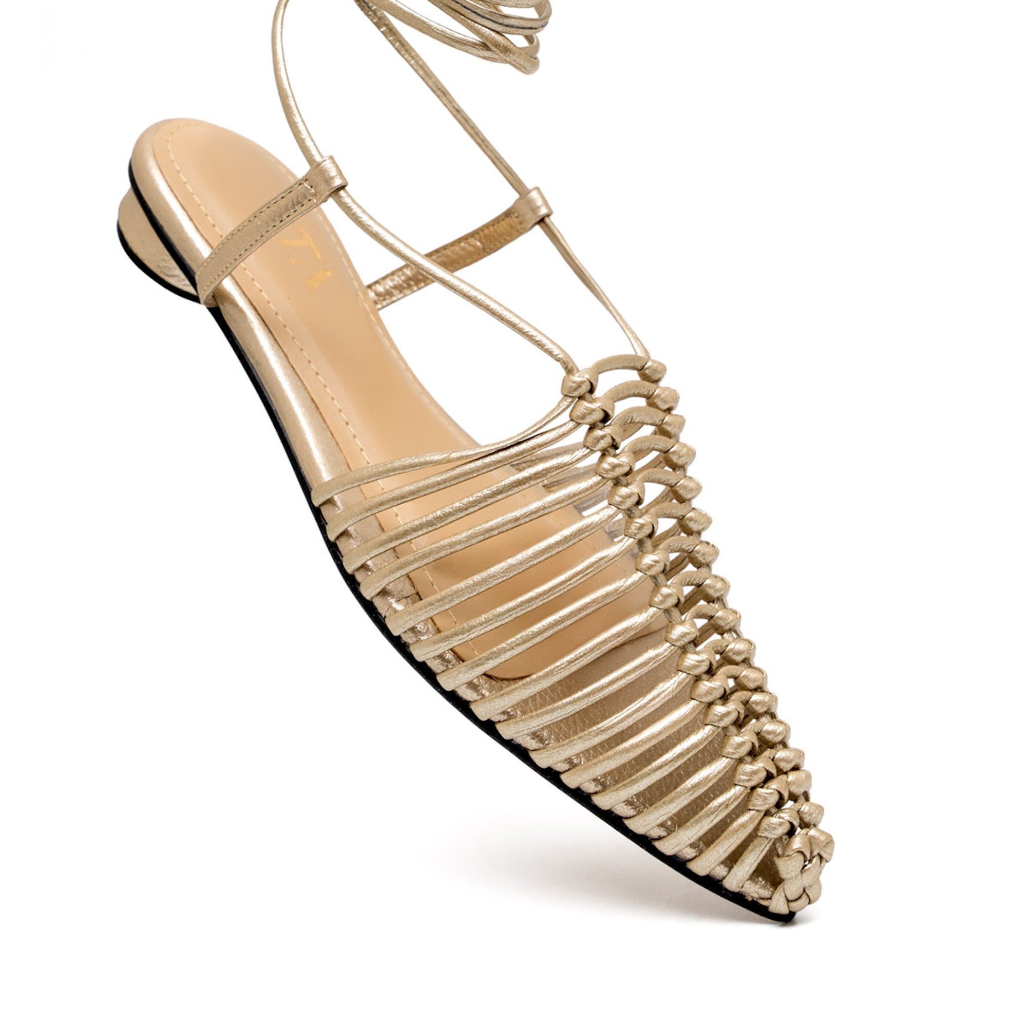 Letha Sandals, Alternate, color, Gold
