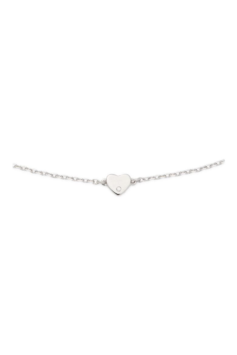 heart bracelet, Alternate, color, SILVER