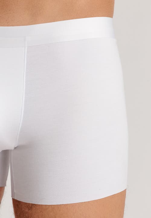 Hanro Clean Cut Tencel Boxer Brief In White