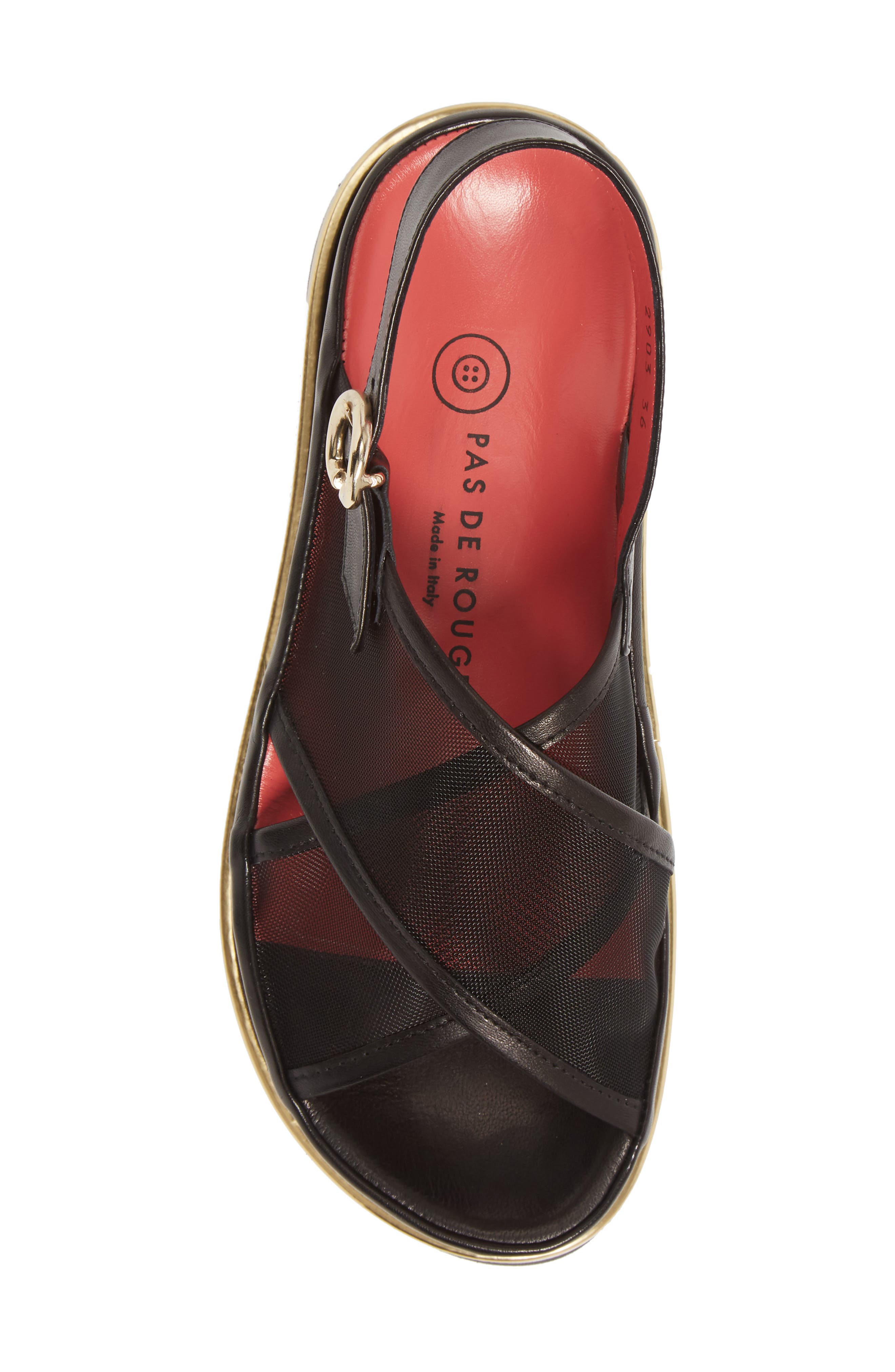 Pas de Rouge Jeanne Sandal, Alternate, color, 