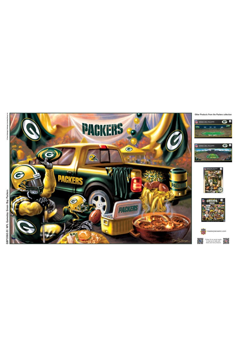 Green Bay Packers Gameday 1000pc Puzzle, Alternate, color, Multicolor