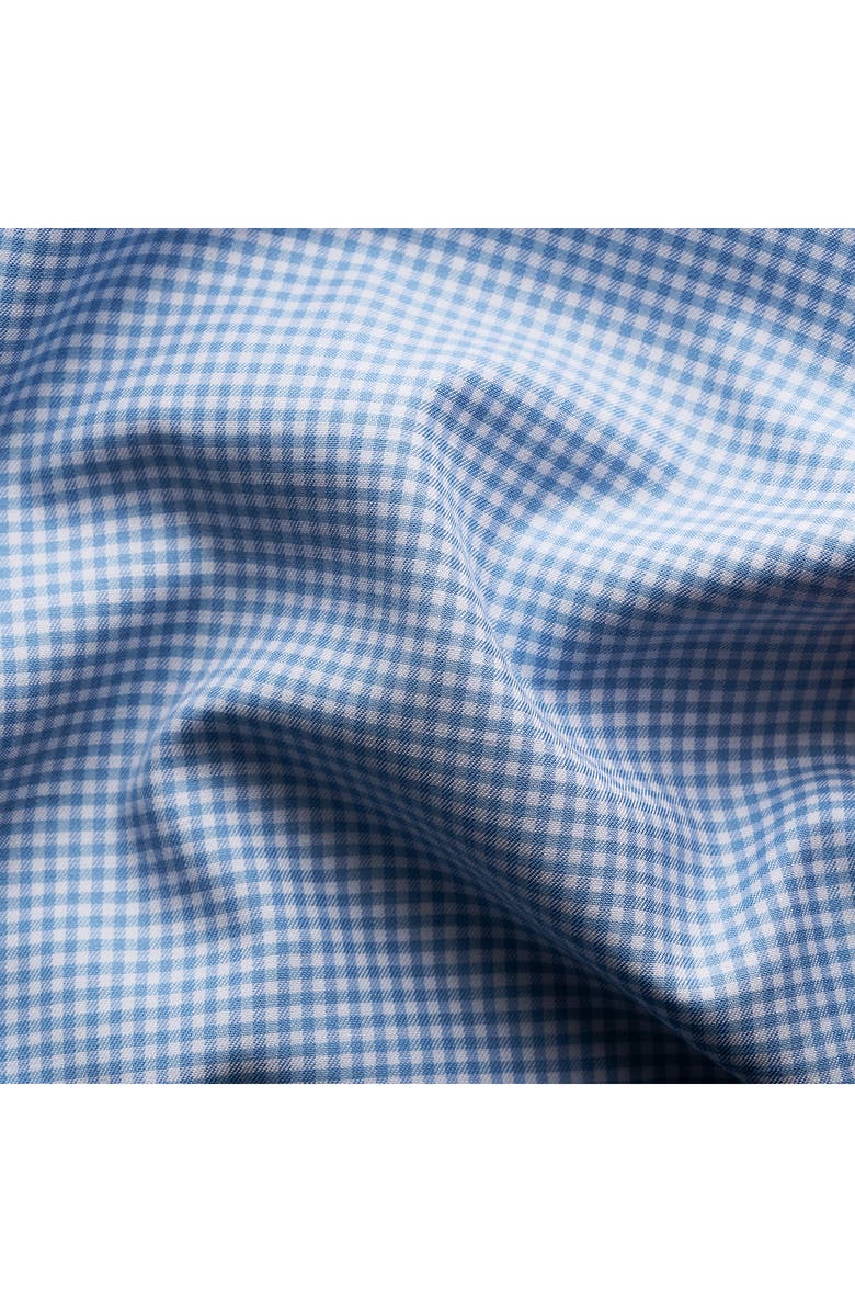 Eton Slim Fit Check Stretch Cotton & Lyocell Shirt, Alternate, color, Lt/ Pastel Blue