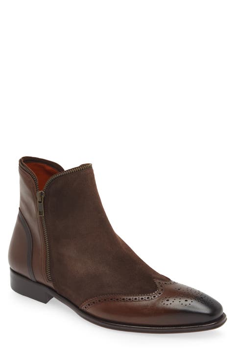 Camilleri Wingtip Ankle Boot (Men)