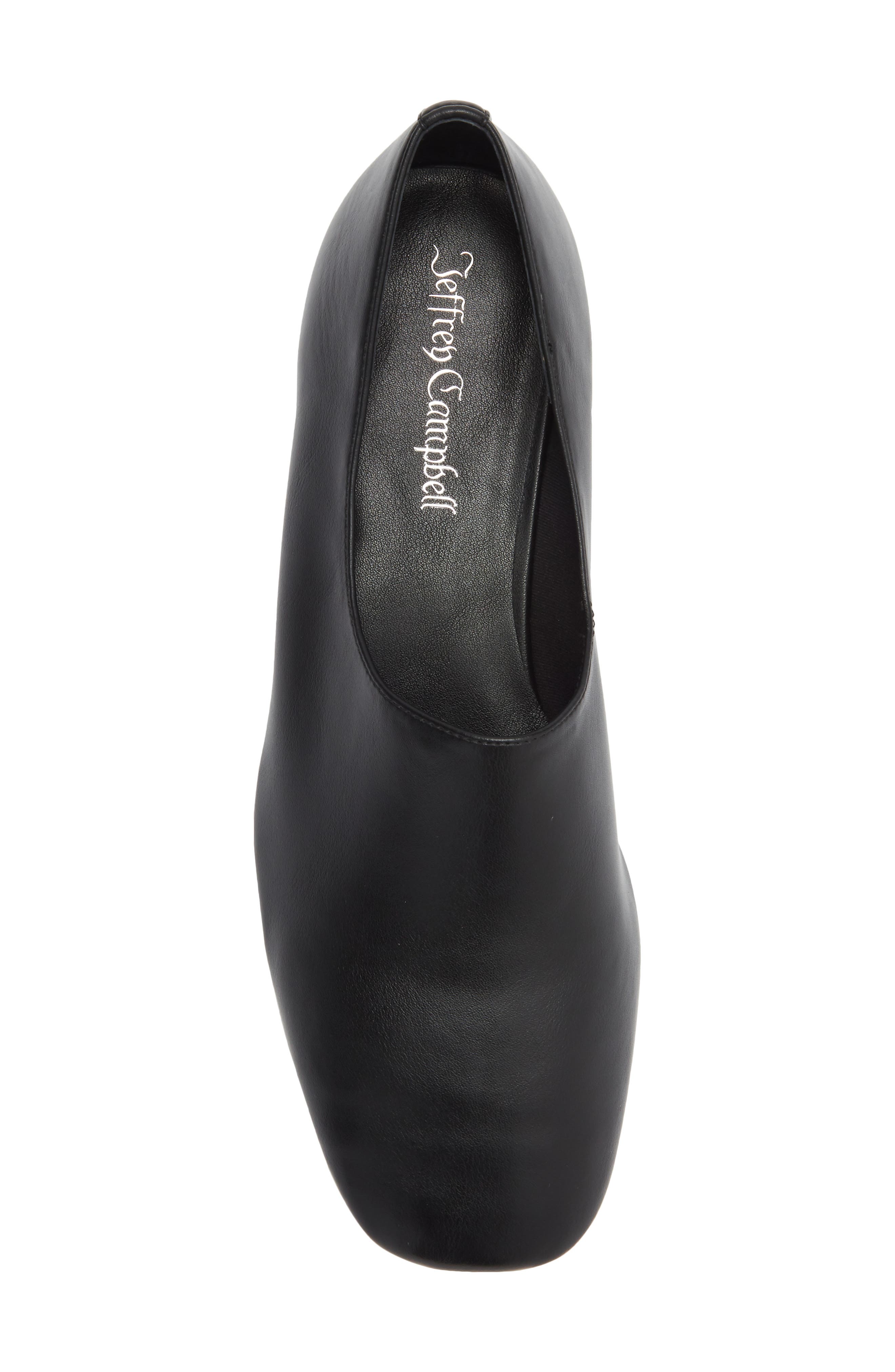 Common Faux Leather Flat, Alternate, color, BLACK
